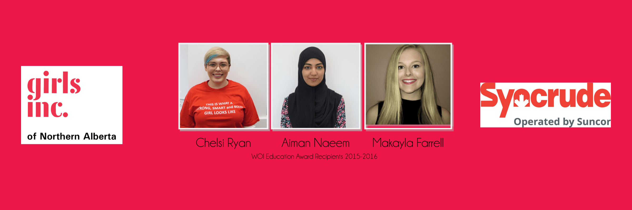 Women of Inspiration Education Award Recipients from 2015-2016 Announced