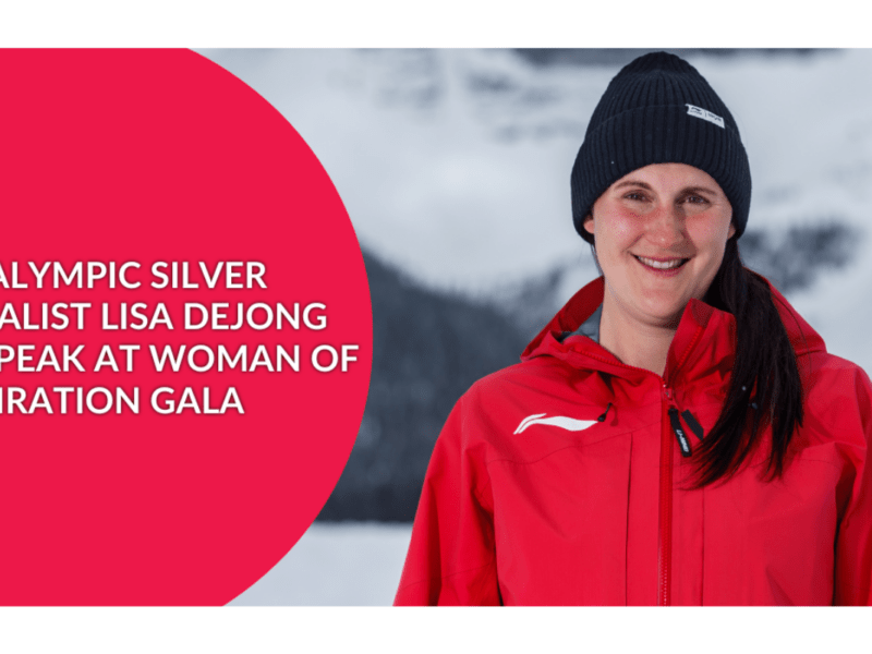 Paralympic Silver Medalist Lisa DeJong to Speak at Woman of Inspiration Gala Following Scheduling Conflict with Waneek Horn-Miller